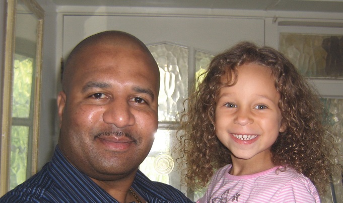 Dr Os Reid pictured here with his daughter