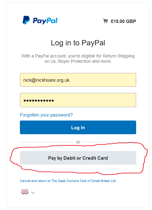 PaypalLoginWithRedCircle