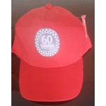 60th Anniversary Base Ball Cap Red