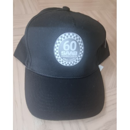 60th Anniversary Baseball Cap Black